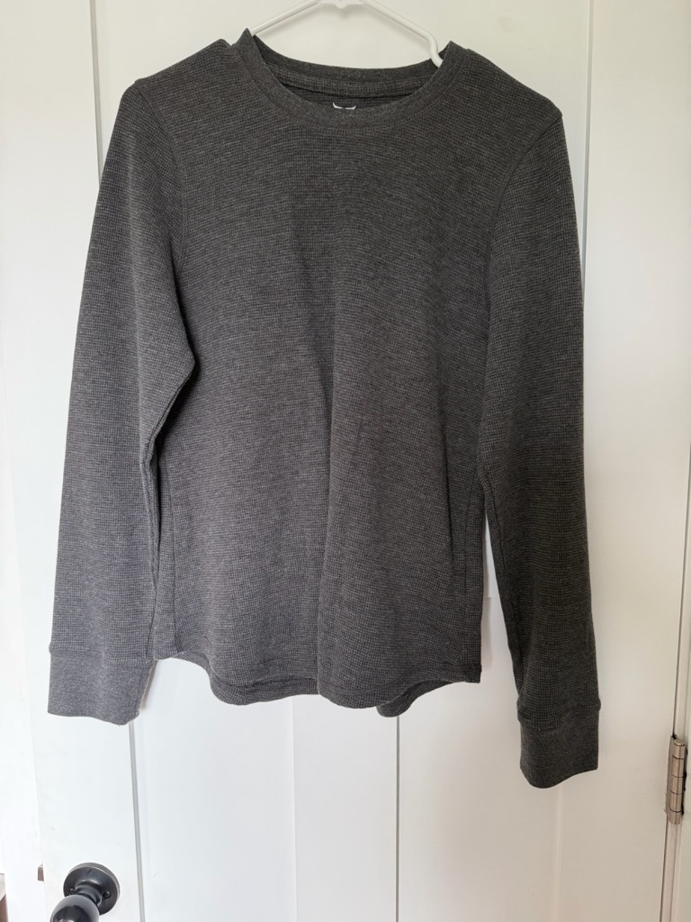 Women’s Crewneck Thermal Sweater - Gray